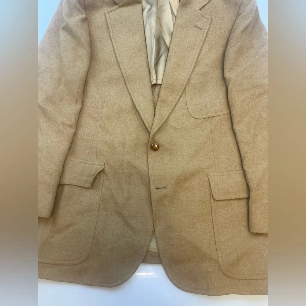 Nordstrom 100% Camel Hair Jacket N127-5 - Picture 3 of 10